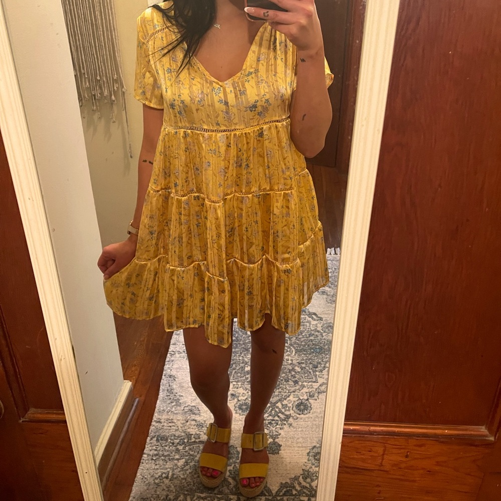 Urban Outfitters Yellow Dress XS